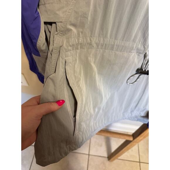 Lululemon Evergreen Anorak Windbreaker Quarter Zip Hoodie Purple Gray Size 8 - Picture 6 of 14